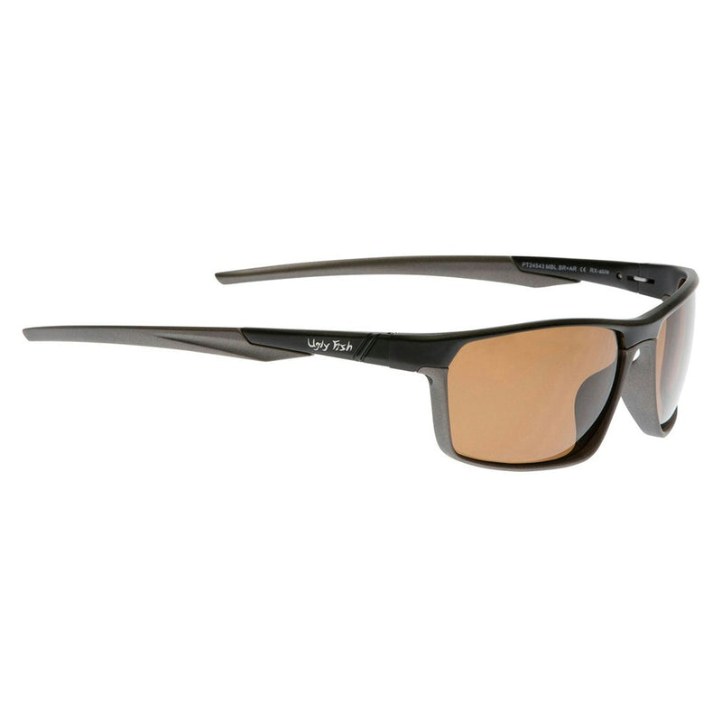 Ugly Fish PT24543 Aluminium Black Frame/Brown Lens Polarised Sunglasses