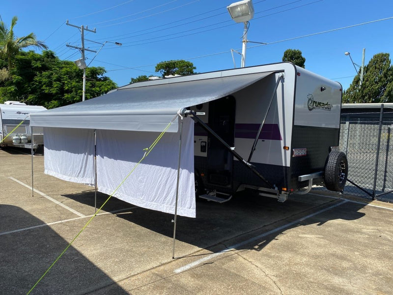 Caravan & RV Clothesline Rollout Awnings