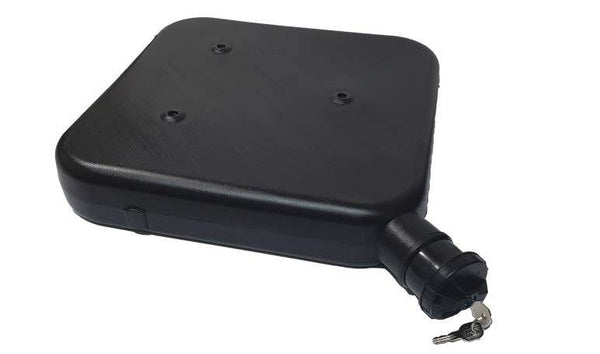 Sunpower Diesel Heater Tank - Black Lockable 10L RH Fuel