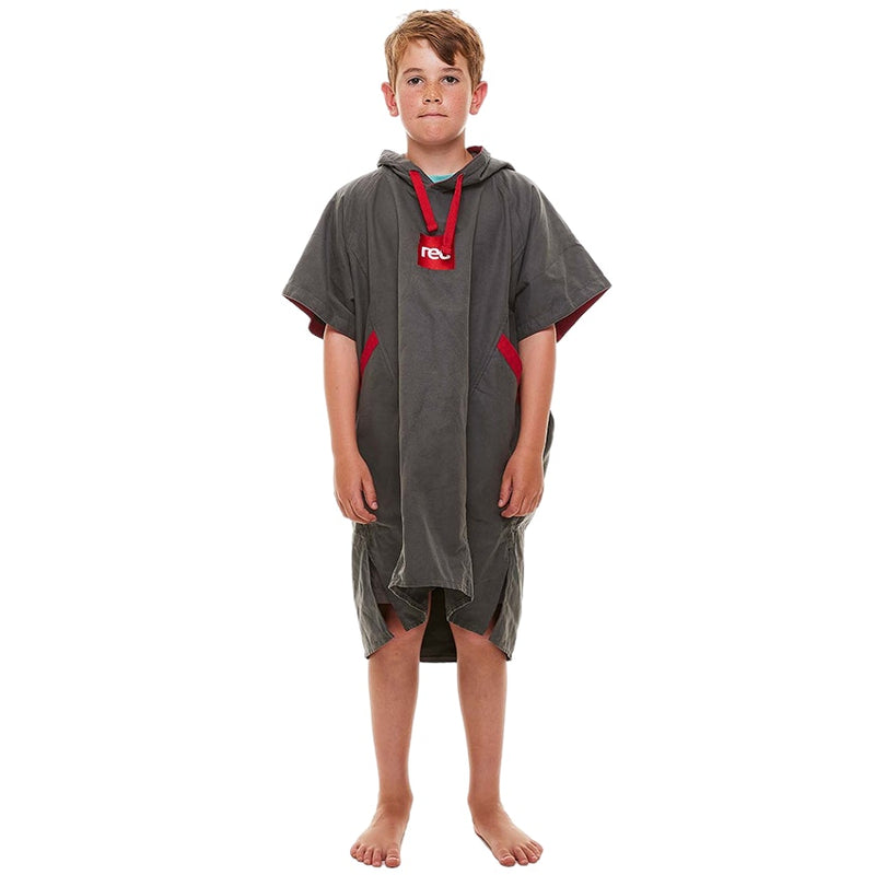 Kids Quick Dry Microfibre Changing Robe - Grey