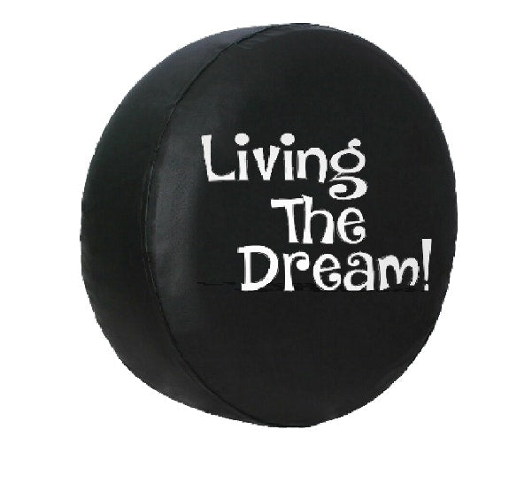 27 Inch 'Living the Dream' Spare Wheel Cover