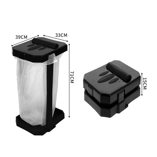 Collapsible Caravan Rubbish Bin rv Garbage Can Camper Trash Waste Basket 7 Bags