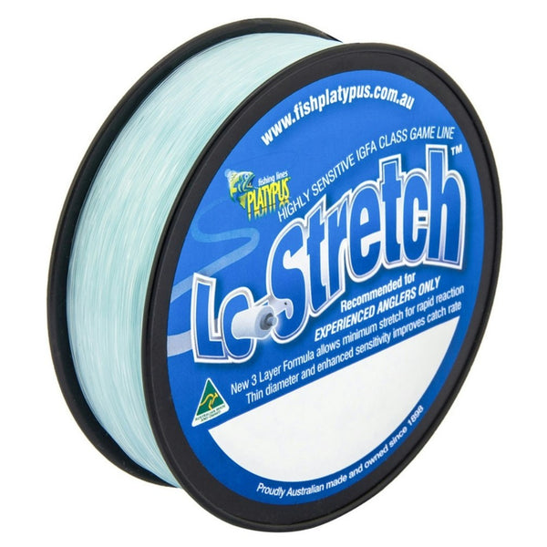 1200m Spool of Blue Platypus Lo-Stretch Mono Fishing Line