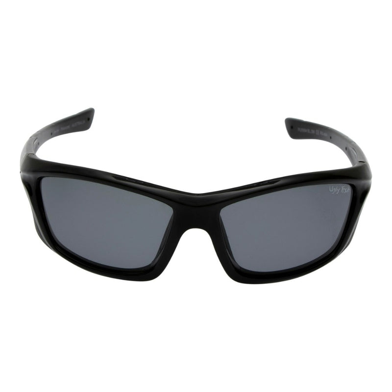 Ugly Fish PU5994 Unbreakable Polarised Wrap Black Frame/Smoke Lens Sunglasses