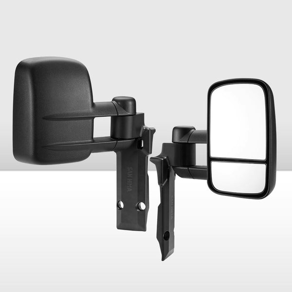 SAN HIMA Extendable Towing Mirrors Gen1 Pair  For Toyota Landcruiser 70-79 1984-2019