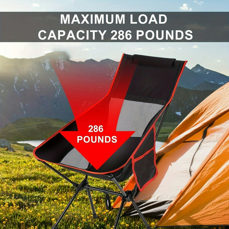 Folding Camping Chair with Footrest for Outdoor Comfort