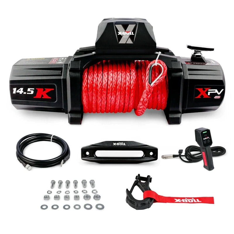 X-BULL Electric Winch 14500LBS Synthetic Rope