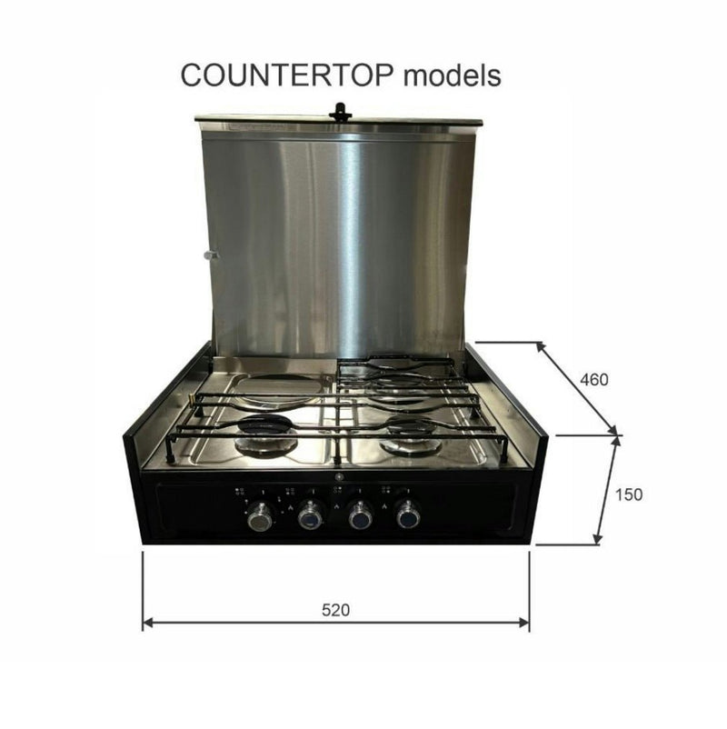 Pickup only - Swift (Hawk) 600 Counter Top 3 Gas / 1 Electric Burner