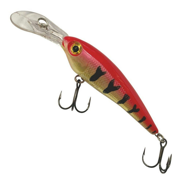 80mm Storm Thundercrank Madflash Hard Body Fishing Lure - Red Hot Perch