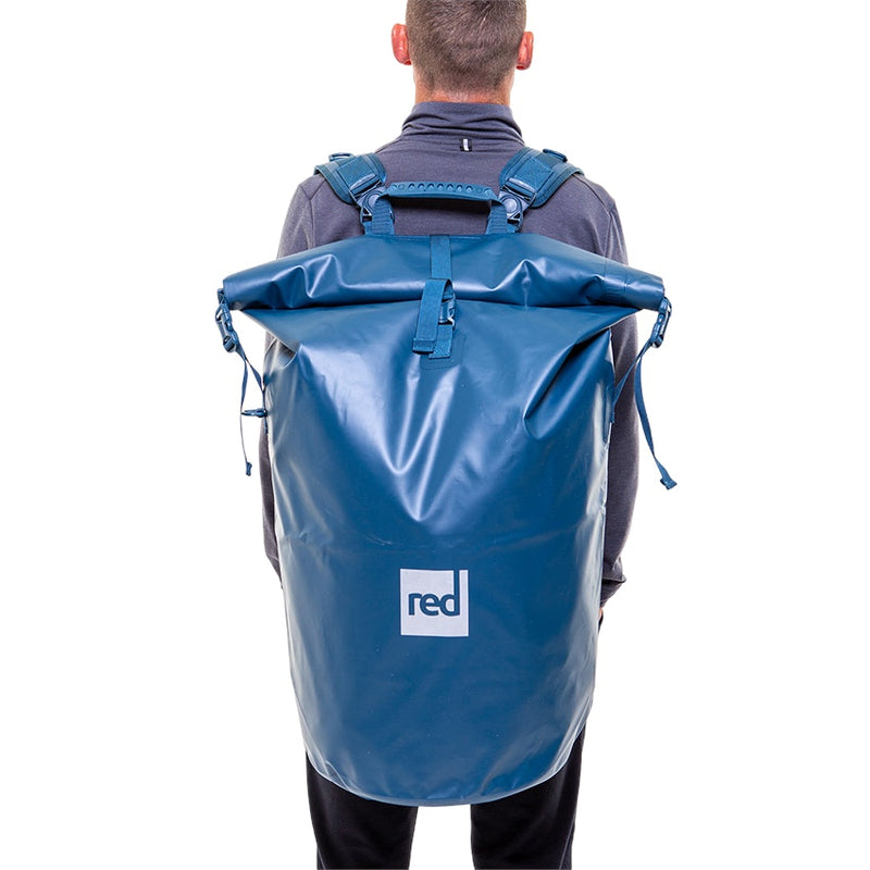 Waterproof Roll Top Dry Bag Backpack - Deep Blue