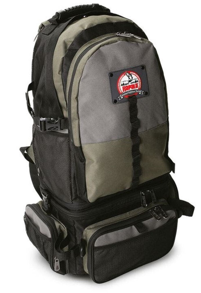 Rapala 3 in 1 Fishing Backpack Combo - Detachable Tackle Bag with 2 Tackle Trays