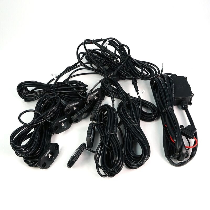 ORICOM App Controlled LED Rock Light 6 Pack RGB