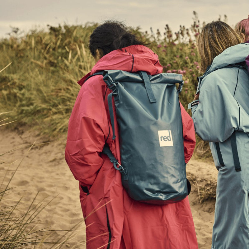 Waterproof Roll Top Dry Bag Backpack - Deep Blue