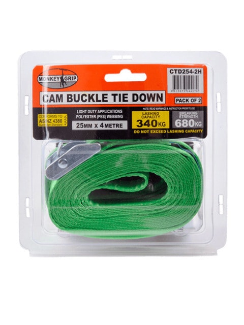 Monkey Grip Cam Buckle 25mm 4m