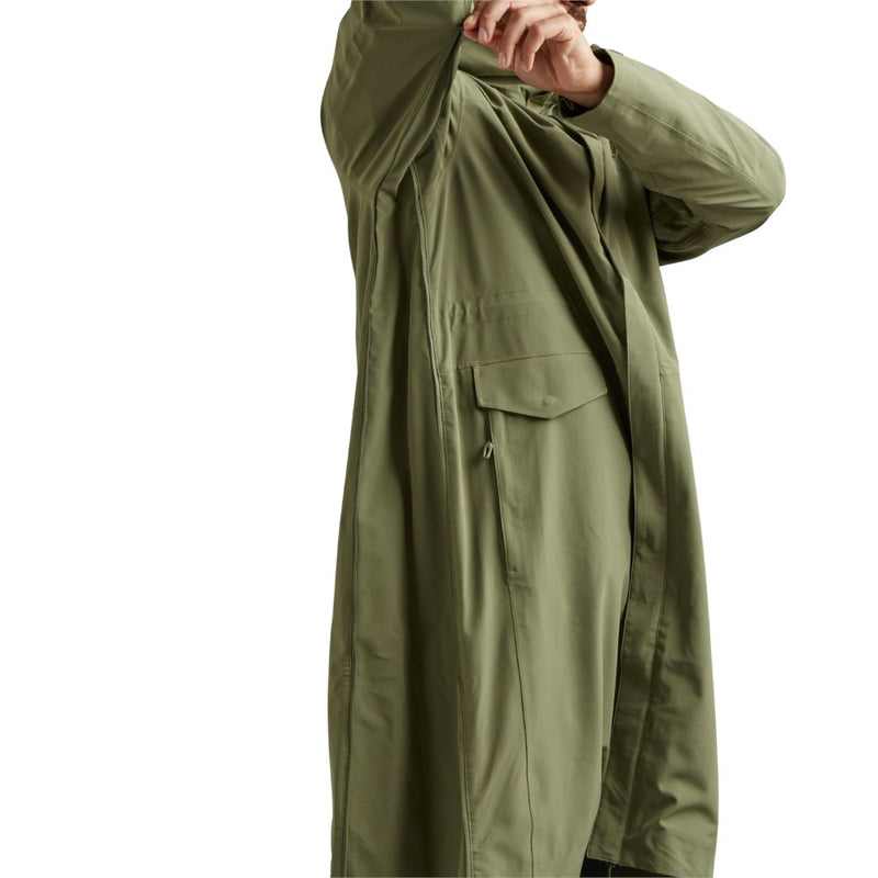 Men's Pursuit Waterproof Lightweight Changing Robe Jacket - Olive Green