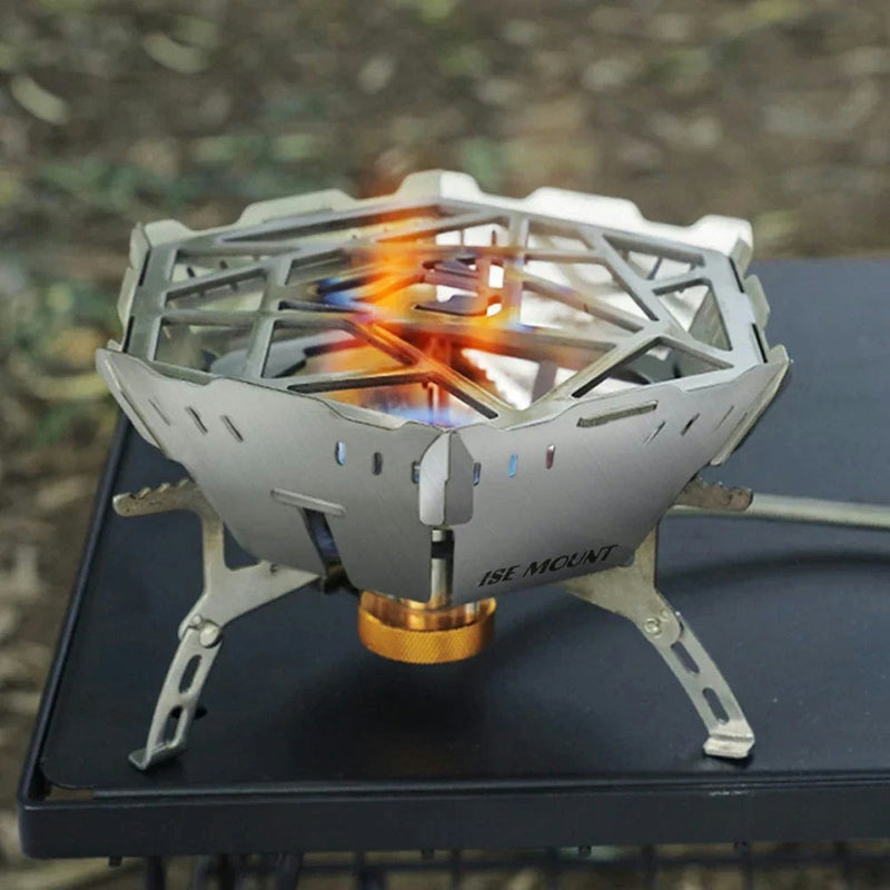 NNEOBA Stainless Steel Camping Gas Stove