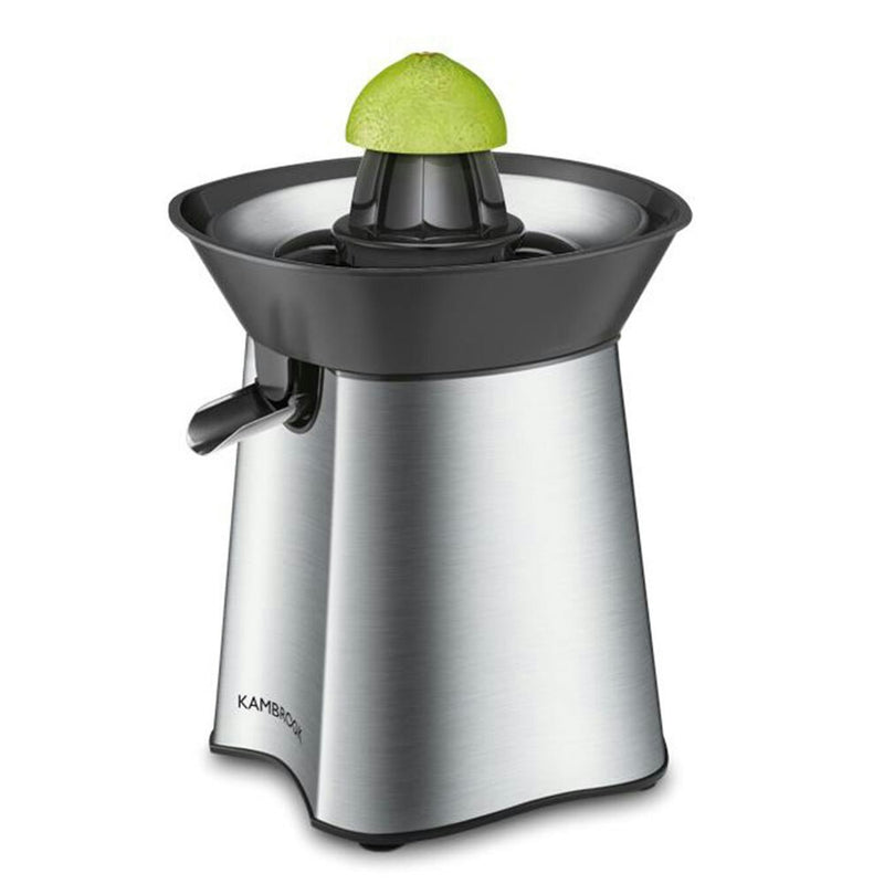 Kambrook 100W Easy Press Electric Citrus Fruits Lemon/Lime/Orange Juicer Silver