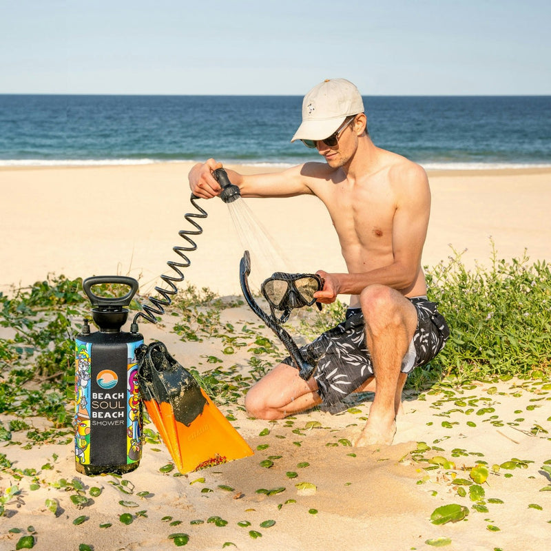 Beach Soul Portable Shower Livin' the Dream 8L