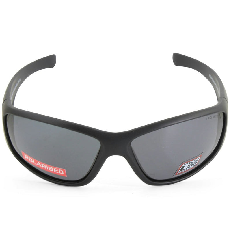 Dirty Dog Wolf Satin Black/Grey Polarised Men's Sunglasses 53643