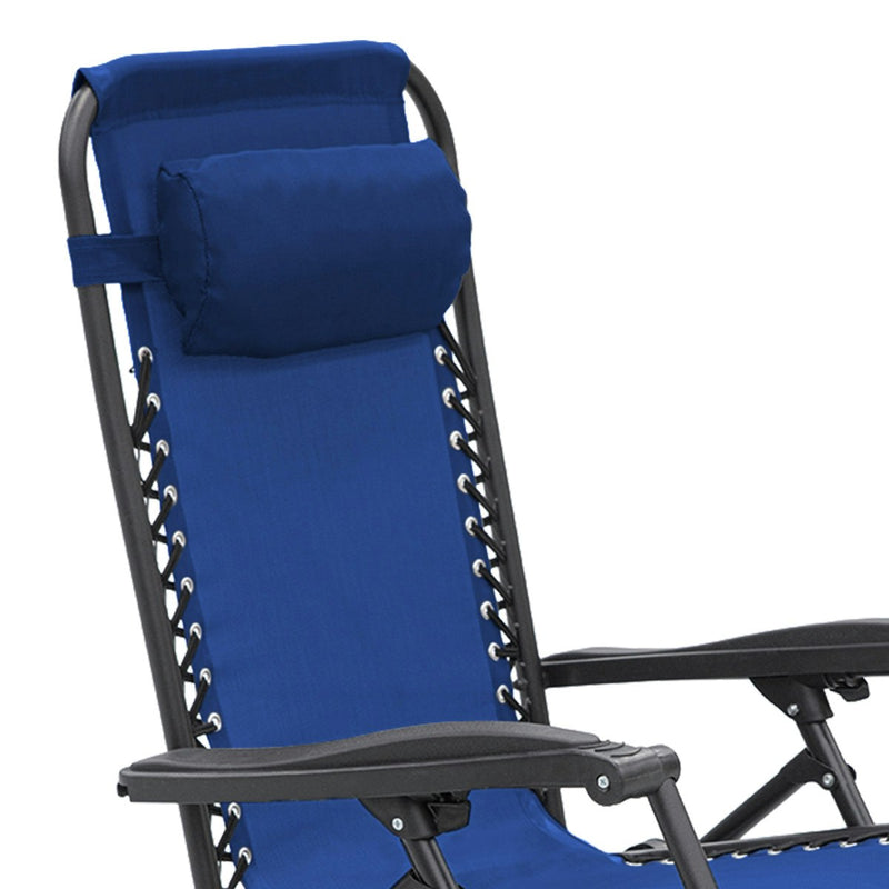 Wallaroo Zero Gravity Reclining Deck Chair - Blue