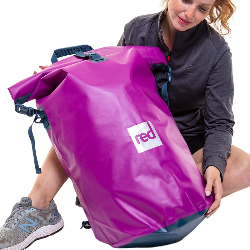 Waterproof Roll Top Dry Bag Backpack - Venture Purple