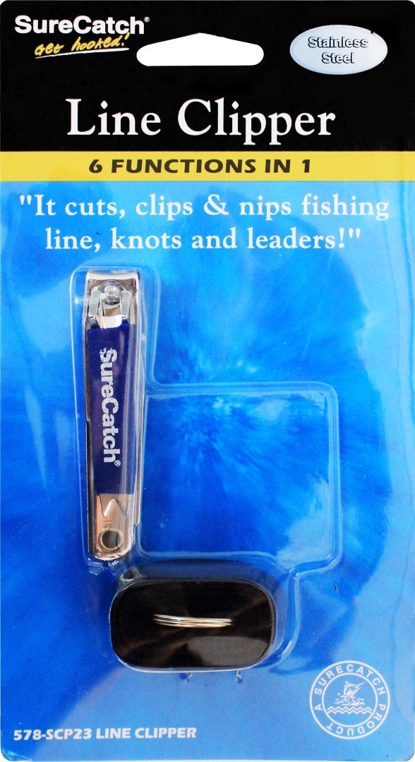 Surecatch 6 in 1 Stainless Steel Fishing Line Clipper with Lanyard