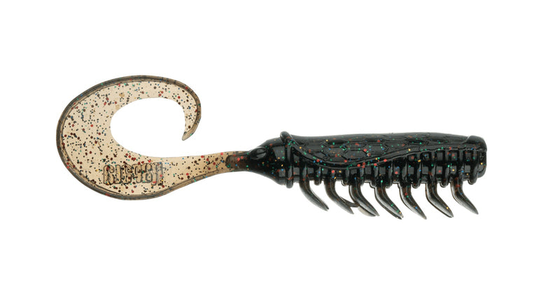 8 Pack of 2.5 Inch Rapala Crush City Creeper Soft Plastic Curly Tail Lures