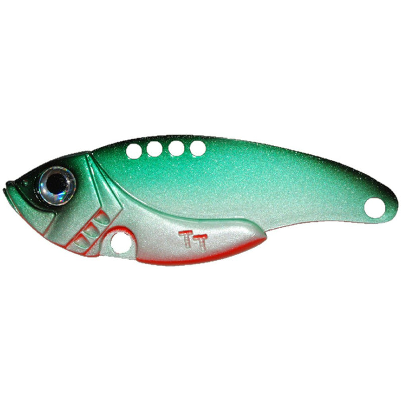 TT Lures 2oz Switchblade Metal Vibe Lure - 90mm Blade - Rigged