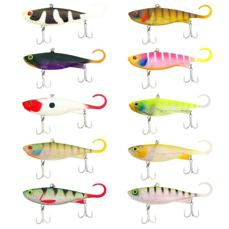 160mm Light Zerek Fish Trap Soft Vibe Crankbait Fishing Lure - 58gm Soft Plastic