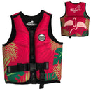 Riders Inc Tropic Pink Junior/Girls Neoprene Life Jacket Buoyancy Flotation Vest