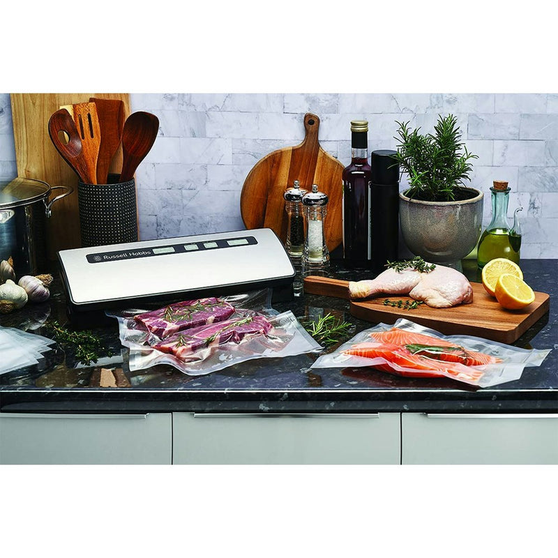 Russell Hobbs RHVS1 Seal Fresh 37cm Automatic Vacuum Food Sealer w/ Rolls/Bags