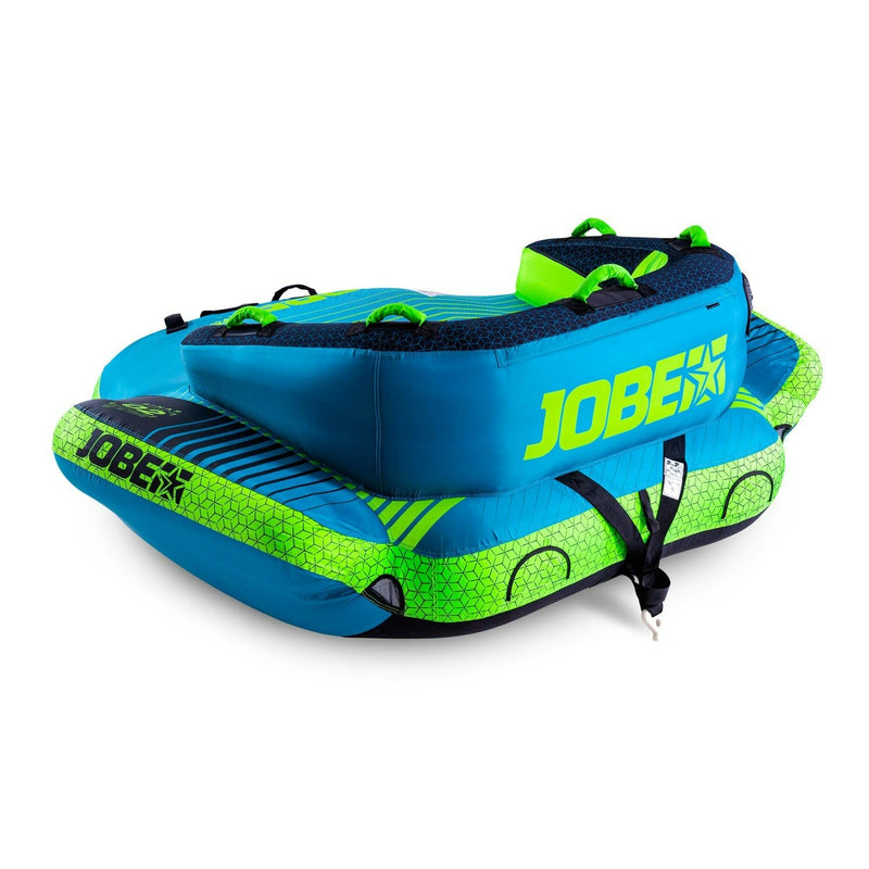 Jobe Binar 2 Person 2m x 2m Towable Inflatable Ski Tube Yellow Blue