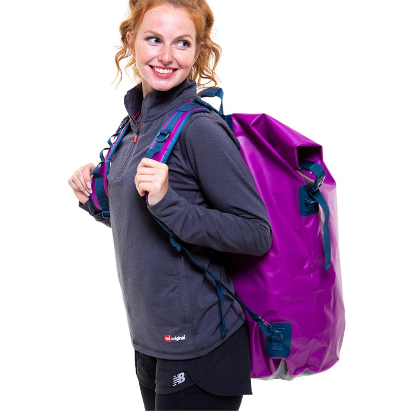 Waterproof Roll Top Dry Bag Backpack - Venture Purple