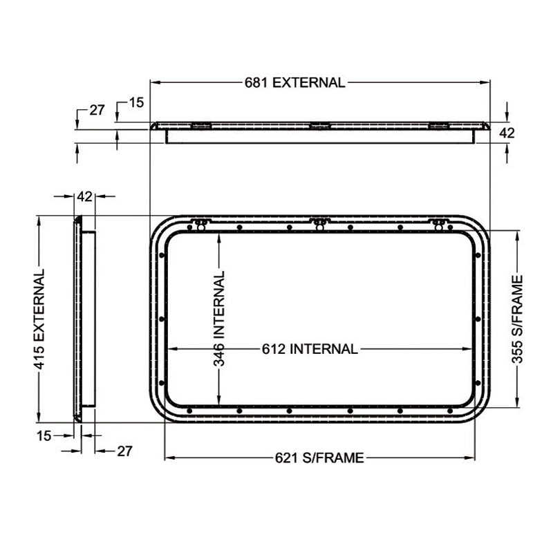 Coast Door 2 - Black 415 x 681 (M500-210)