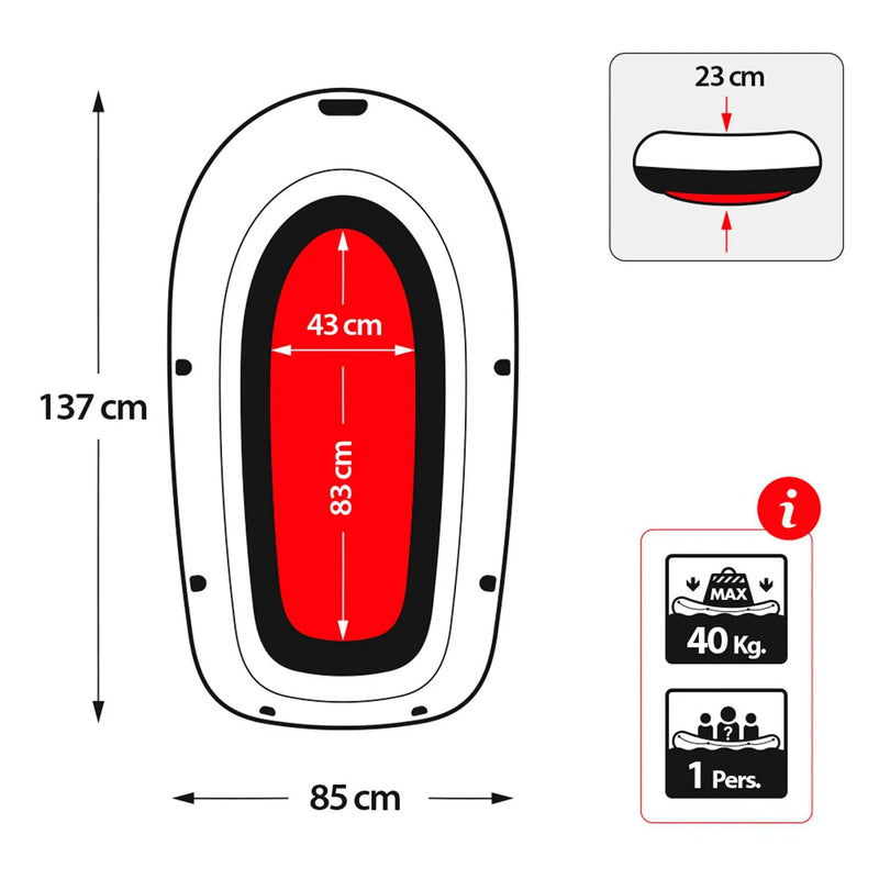 NNEOBA Inflatable Boat Explorer Pro