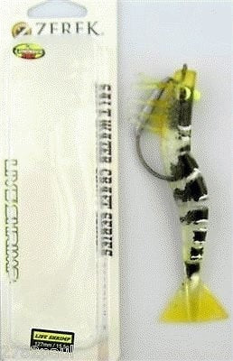 127mm Zerek Live Shrimp Pre Rigged Lumo Eyes Jointed Body Lure