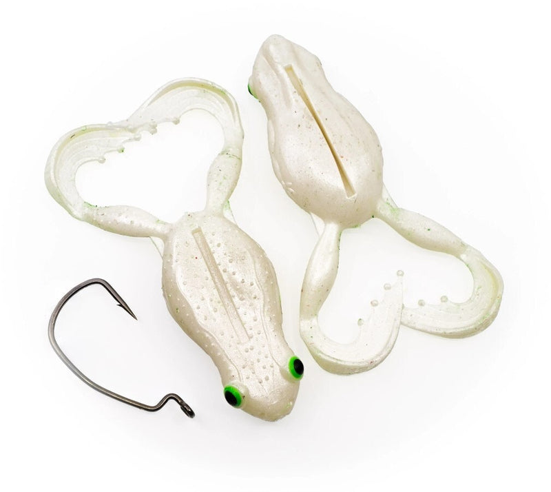 4 Pack of 40mm Chasebaits Flexi Frog Soft Bait Fishing Lures