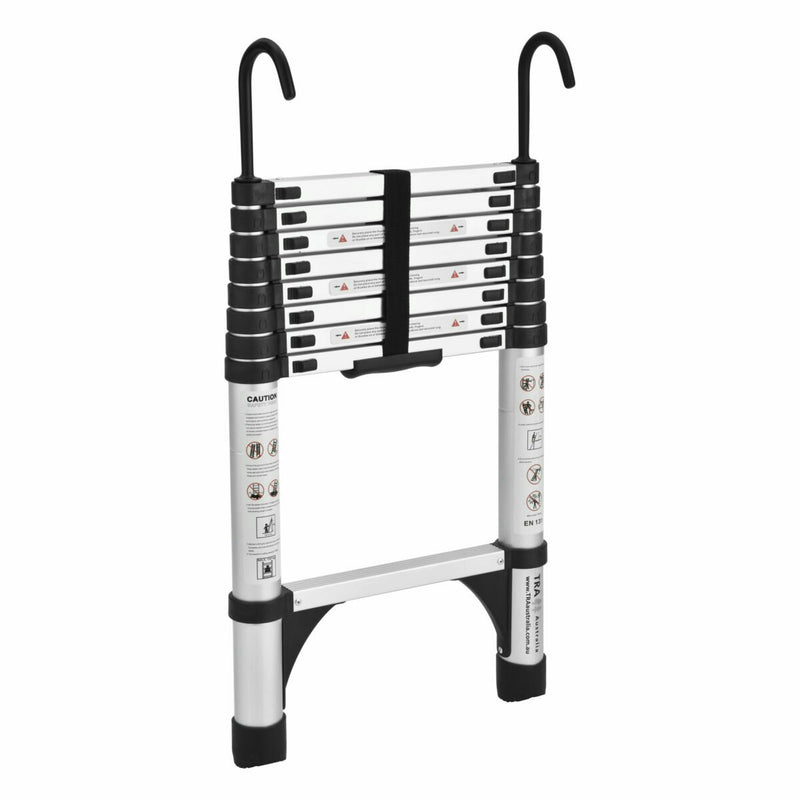 2.6m Portable telescopic ladder with Hooks and carry bag