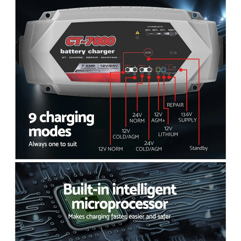 Smart Battery Charger 7A