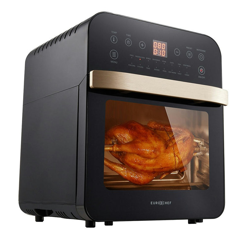 EUROCHEF 16L Air Fryer Electric Digital Airfryer Rotisserie Dry Large Big Cooker