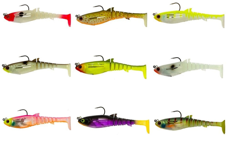 130mm Zerek Jig Head Rigged Flat Shad X Soft Plastic Swimbait Lure-28g Soft Bait