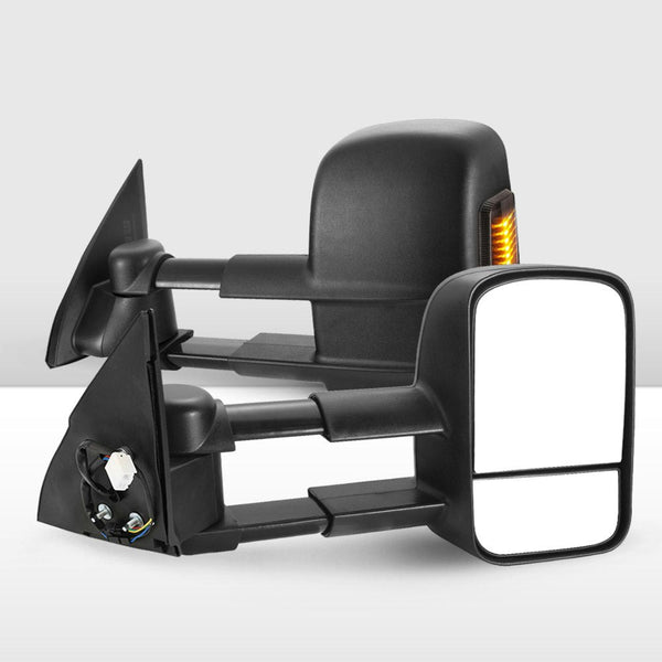 Pair Extendable Towing Mirrors Gen1 for Toyota Prado 150 Series 2009 - 2019