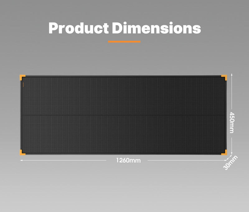 San Hima 120W Solar Panel Kit Mono Shingled Fixed Power Camping Caravan