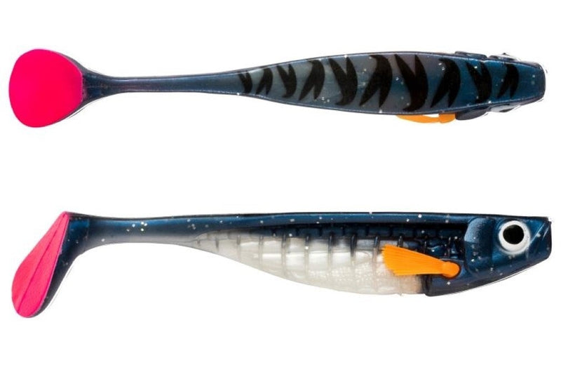 18cm Storm RIP T-Bone Soft Shad Lure With Multi Depth Screw - Blue Back Tiger