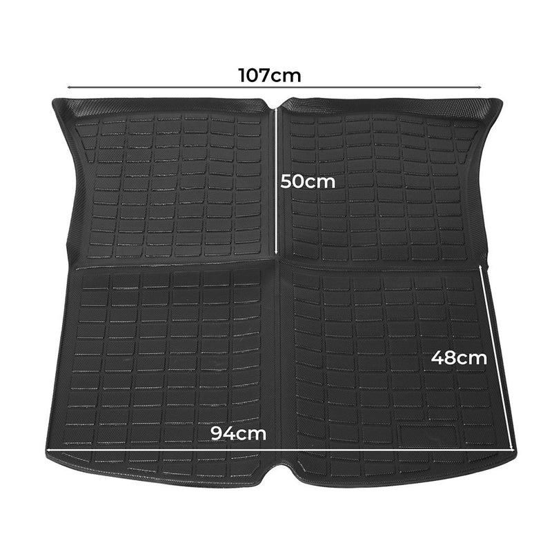 Manan Tesla Model Y Mat Rear Trunk Liner 3D Car Carpets  Anti-Slip 2020-2022