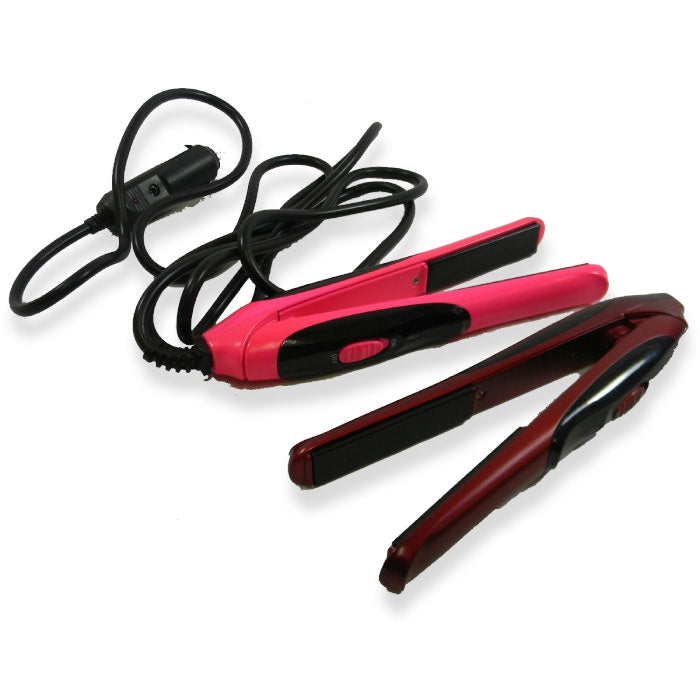 SIMPLY GLAM 12V HAIR STRAIGHTENER - RED