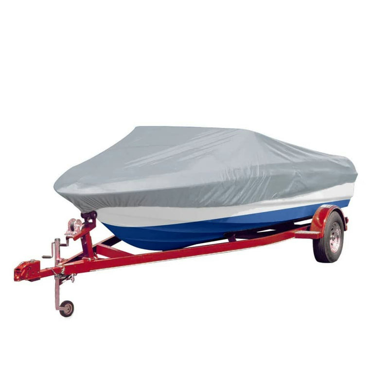 Boat Covers 2 pcs Grey Length 519-580 cm Width 244 cm