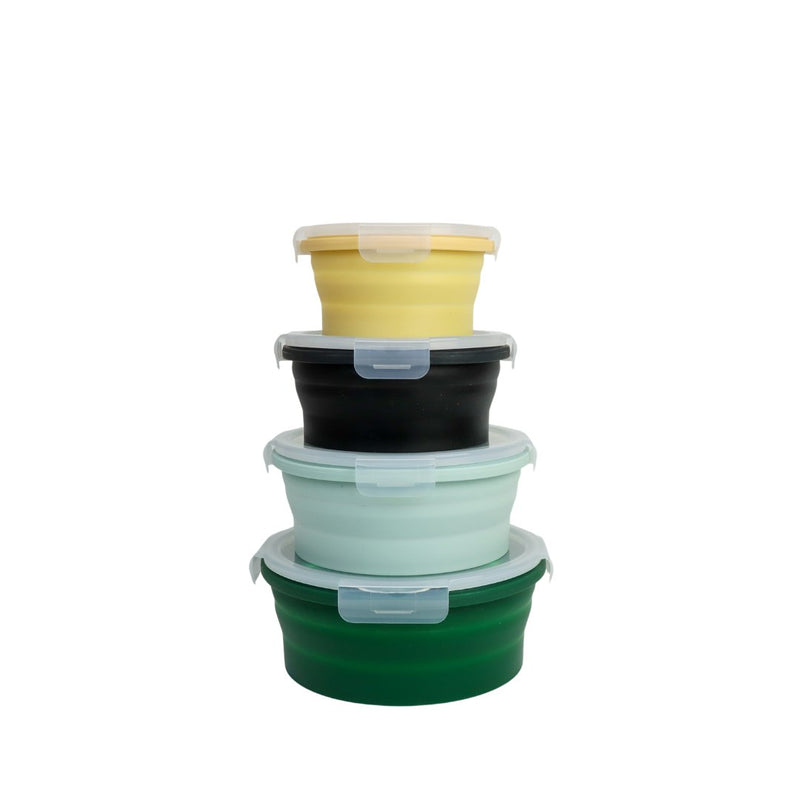 Supex Collapsible Round Containers - 4 Pack