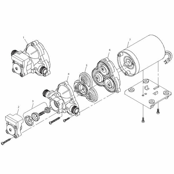 2088 Shurflo Drive Kit Diaphragm 94-238-04