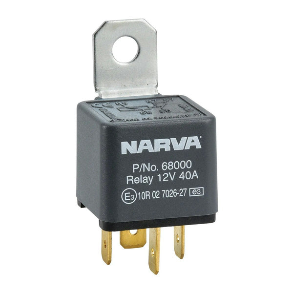 Narva 68000BL 12V 40A Normally Open 4 Pin Relay (Blister Pack Of 1)